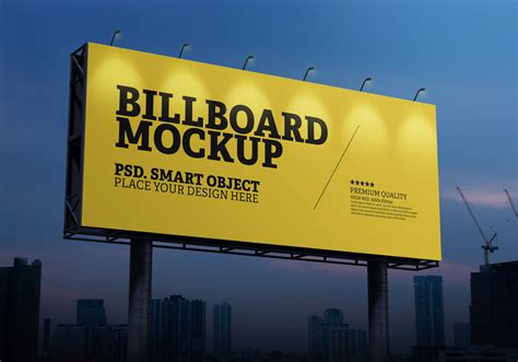 Billboard Mockup Template Psd