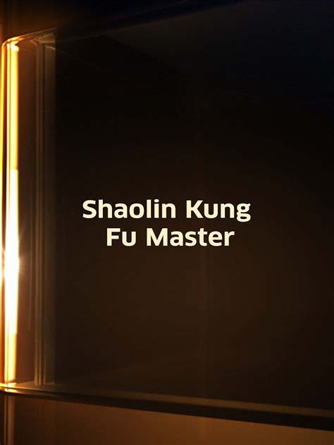 Prime Video Shaolin Kung Fu Master