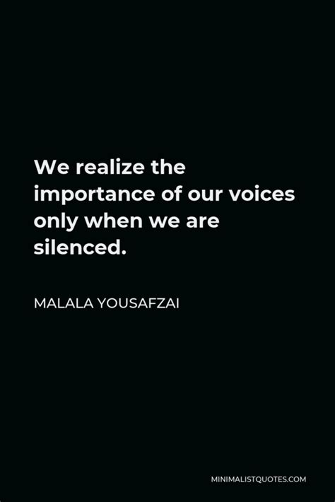 Malala Yousafzai Quote I Raise Up My Voice Not So I Can Shout But So