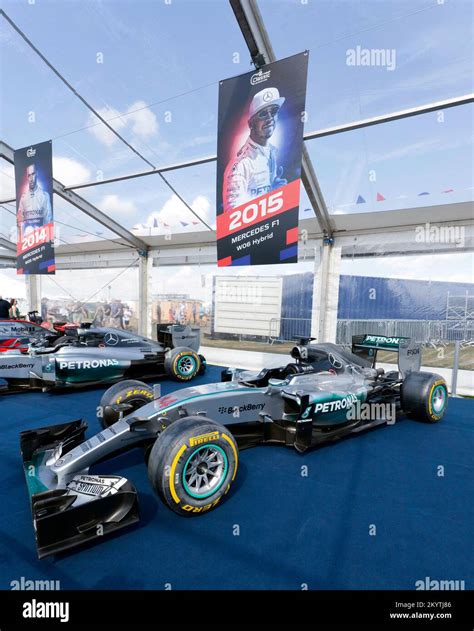 Side View Of Sir Lewis Hamiltons 2015 Formula One Championship Winning