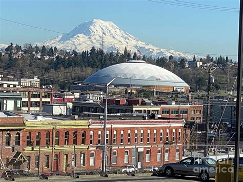 Mount Rainier Tacoma Dome Photograph By Lisa Kleiner