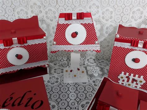 Kit higiene bebê joaninha Elo7 Produtos Especiais