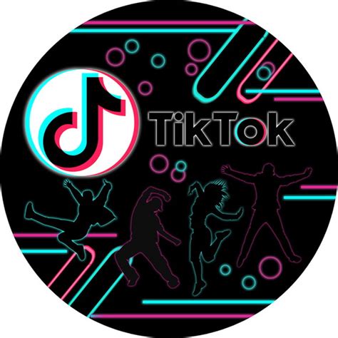 Painel De Festa D Malha Sublimada Tik Tok Neon X Elo