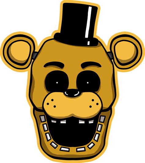 Golden Freddy Head By Kaizerin On Deviantart Fnaf Golden Freddy Five