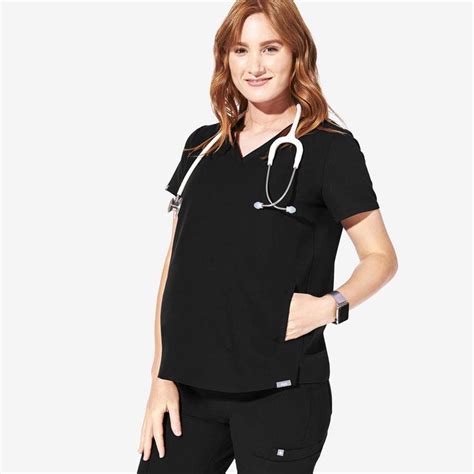 Basa Yola Figs Maternity Scrubs Maternity Scrub Top Womens Scrub