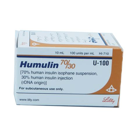 HUMULIN Recombinant Human Insulin 70 Isophane 30 Soluble 100IU