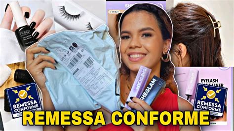 COMPRINHAS Da SHEIN Depois Do REMESSA CONFORME YouTube