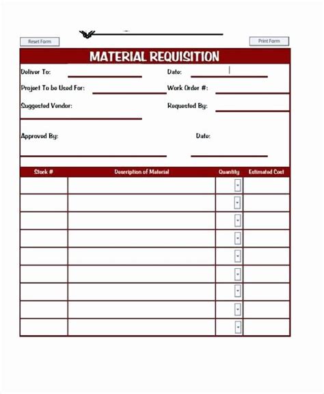 Purchase Request Form Template Excel Excel Templates