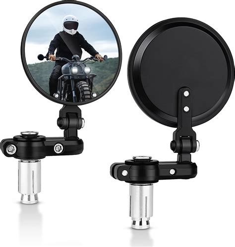 Amazon MICTUNING Universal Motorcycle Mirrors 3 Inch Round