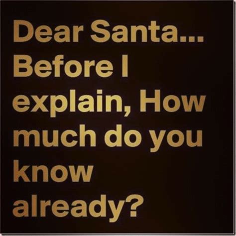 Funny Dear Santa Quotes Sayings Shortquotes Cc