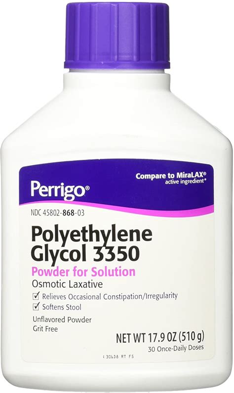 Polyethylene Glycol 3350 Ecured