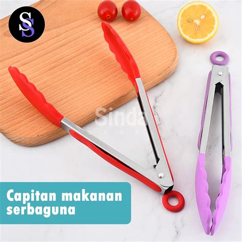 Jual PENJEPIT MAKANAN CAPITAN SERBAGUNA CAPITAN GORENGAN STAINLESS