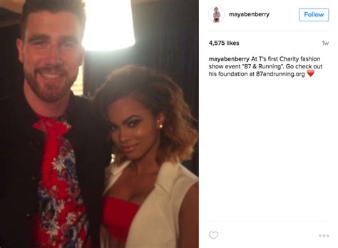 Travis Kelce's Girlfriend Maya Benberry - PlayerWives.com