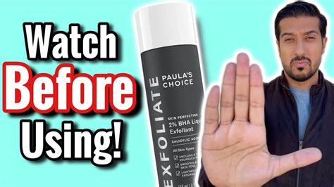 Paulas Choice Bha Liquid Exfoliant 4 Game Changing Tips 🏆 Youtube