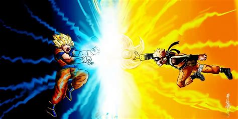 Naruto Vs Goku Wallpapers Top Free Naruto Vs Goku Backgrounds