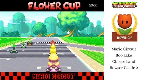 Mario Kart Super Circuit Flower Cup Cc Youtube