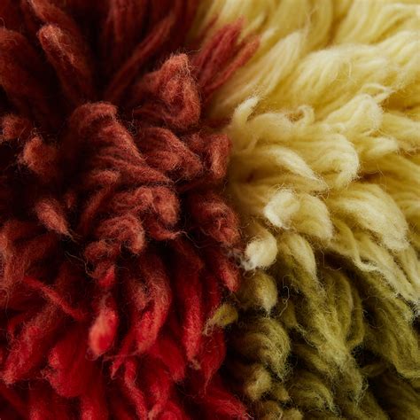 Fluffy Rag Cushion 60x40cm Hkliving