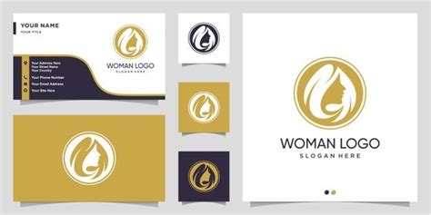 Premium Vector Woman Logo With Modern Hair Salon Concept And Business