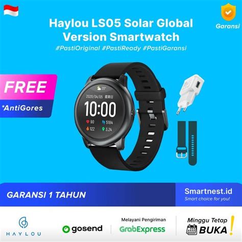 Jual Haylou Ls Solar Tft Touch Screen Smartwatch Ip English Ver