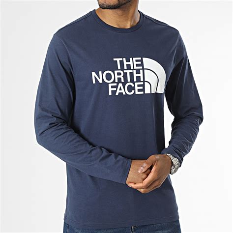 The North Face Tee Shirt Manches Longues Half Dome A M M Bleu Marine