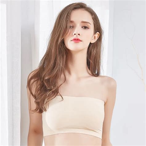 2019 Summer Girls Strapless Bra Womens Sexy Casual Wrap Tube Top