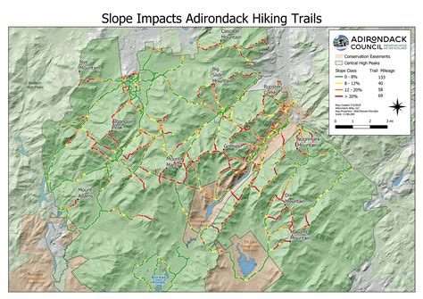 Adirondack High Peaks Trail Map - Maping Resources