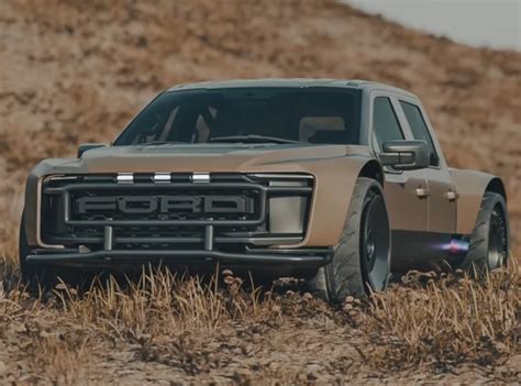 Ford F 150 Raptor Gets Digitally Lowered And Redesigned Now Its