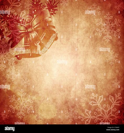 Vintage Christmas background design with copy space for your text and ...