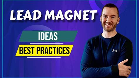 Lead Magnet Ideas Lead Magnet Best Practices Youtube