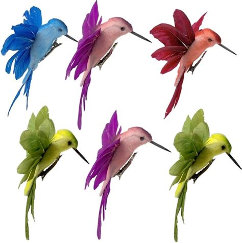 BANBERRY DESIGNS Hummingbird Clip On Christmas Ornaments Assorted