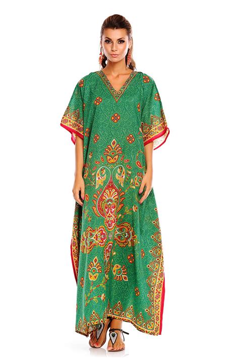 Ladies Tribal Oversized Maxi Kimono Kaftan Tunic Kaftan Dress Plus Size