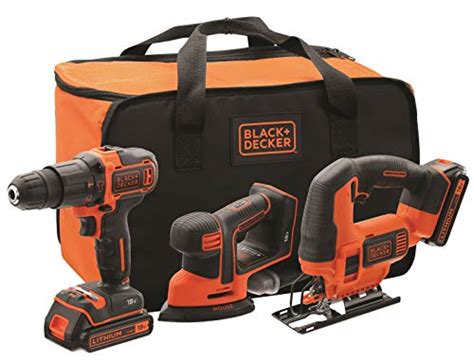 Black Decker Bck S S Qw Kit Taladro Percutor Lijadora Mouse Y