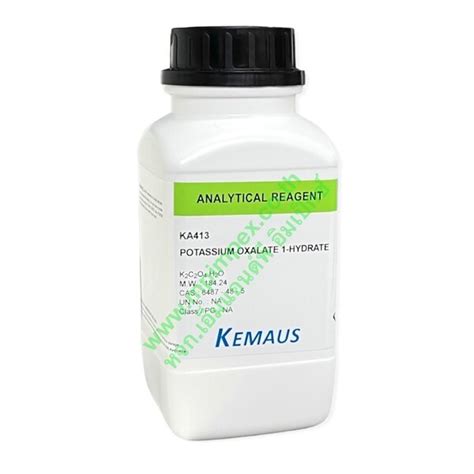 KemAus POTASSIUM OXALATE 1 HYDRATE 99 500 กรม M P IMPEX นำเขาและ