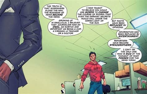 Clark Kent Quits Daily Planet Decries Dumbing Down Of Media