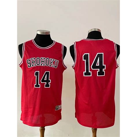 Anime Slam Dunk Shohoku Ryonan High School Basketball Jersey Shopee