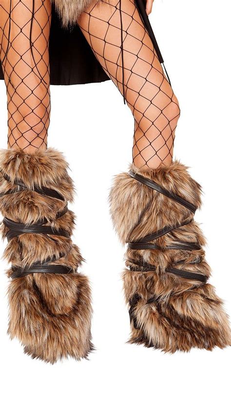 Faux Fur Viking Leg Warmers Fur Viking Leg Warmers Yandy Fur