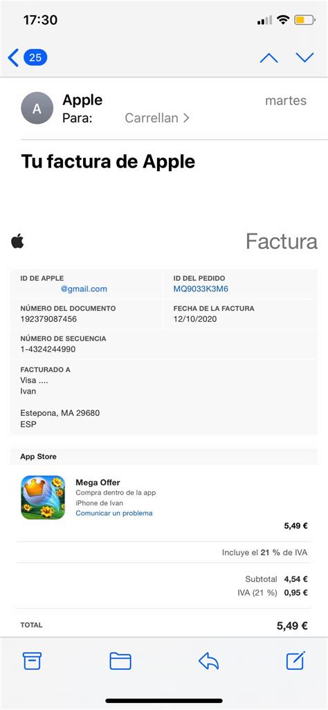 Doble Factura Comunidad De Apple