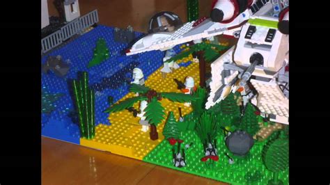 Lego Star Wars The Clone Wars Battle Of Felucia Moc Youtube