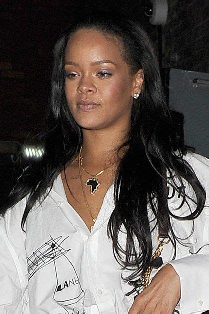 Rihanna Wore A Denim Skirt As A Belt Over Another Denim Skirt Rihanna