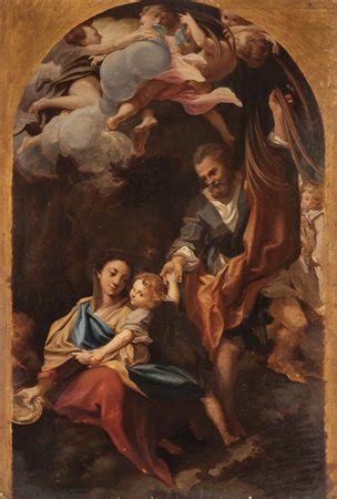 Correggio Da Madonna Della Scodella Olio Su Tavola Cm X La