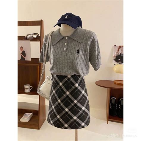 Áo Len Cộc Dệt Kim Áo Polo Vặn Thừng Dáng Vừa Phối Thêu Ngựa Ngực Chất Mongtoghi Cổ Bẻ Hot Mùa