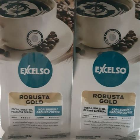 Jual Kopi Excelso Robusta Gold Kopi Bubuk Ground Coffie Pack Shopee