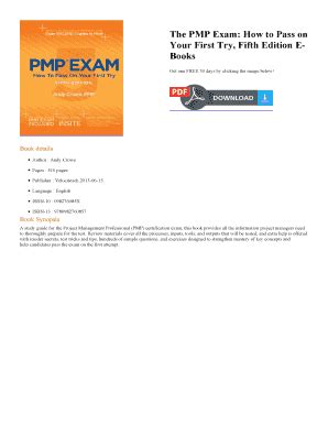 Fillable Online The PMP Exam Fax Email Print PdfFiller