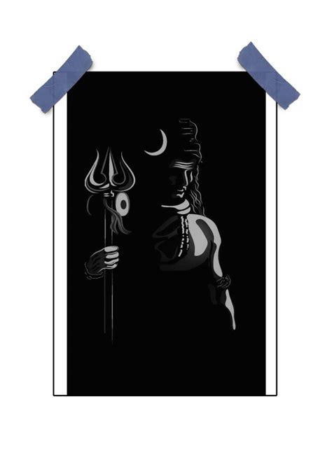 Mahadev Poster Spiritual Wall Art Printitnice