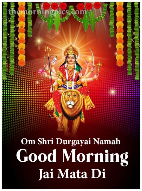 30+ Durga Mata Images With Good Morning