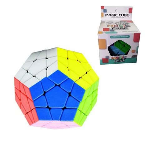 Cubo Magico Profissional Megamix Cube De Velocidade 3x3 Carb