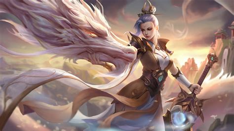 Riven Valiant Sword Prestige League Of Legends Art Wallpaper K Hd Id