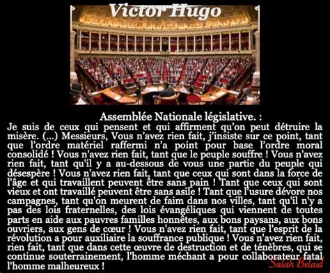 Victor Hugo Discours Détruire la misère 9 juillet 1849