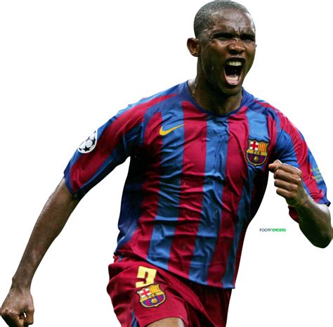 Samuel Eto O Barcelona Football Render Footyrenders