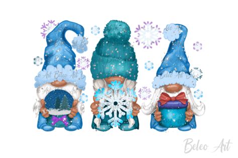 Gnomes Winter Sublimation Graphic By Beleo Art · Creative Fabrica